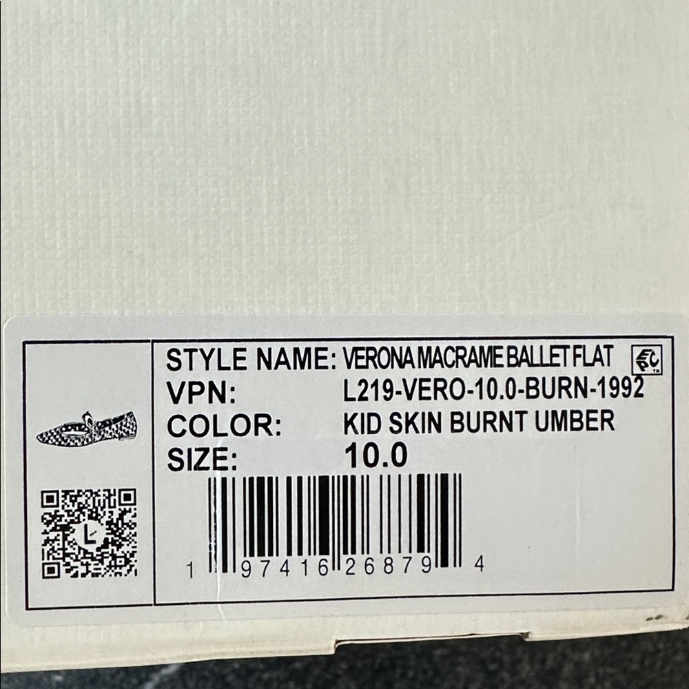 NEW IN BOX | Larroudé Verona New Macrame Ballet Flat | size 10 - Picture 7 of 14